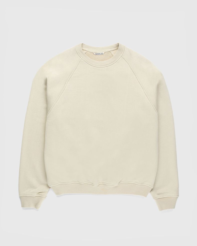 Auralee – Smooth Soft Sweat Pullover Beige