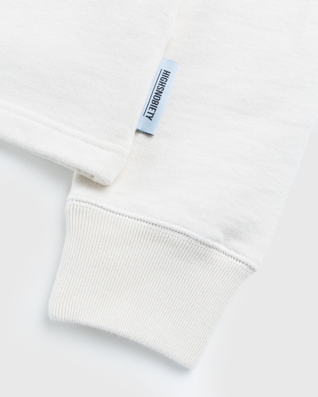 Highsnobiety – Fleece Quarter Zip Off-White - Zip-Up Sweats - Beige - Image 6