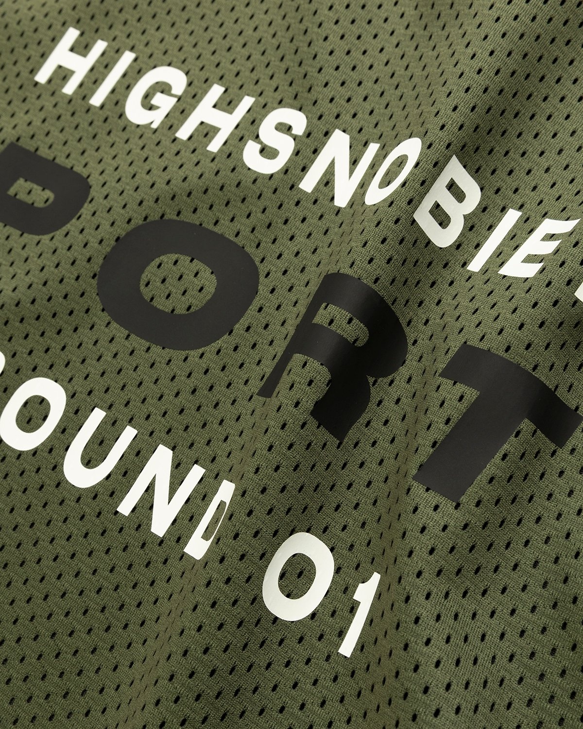 Highsnobiety – HS Sports Reversible Mesh Tank Top Black/Khaki - Tops - Green - Image 10
