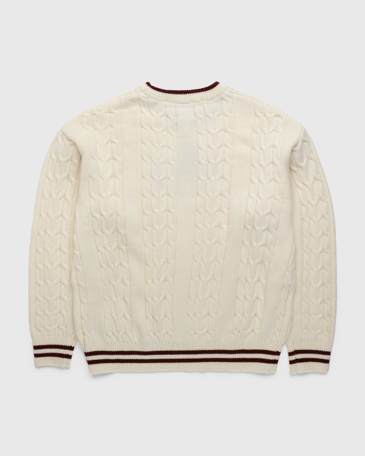 Patta – Premium Cable Knitted Sweater Vanilla Ice - Crewnecks - White - Image 2