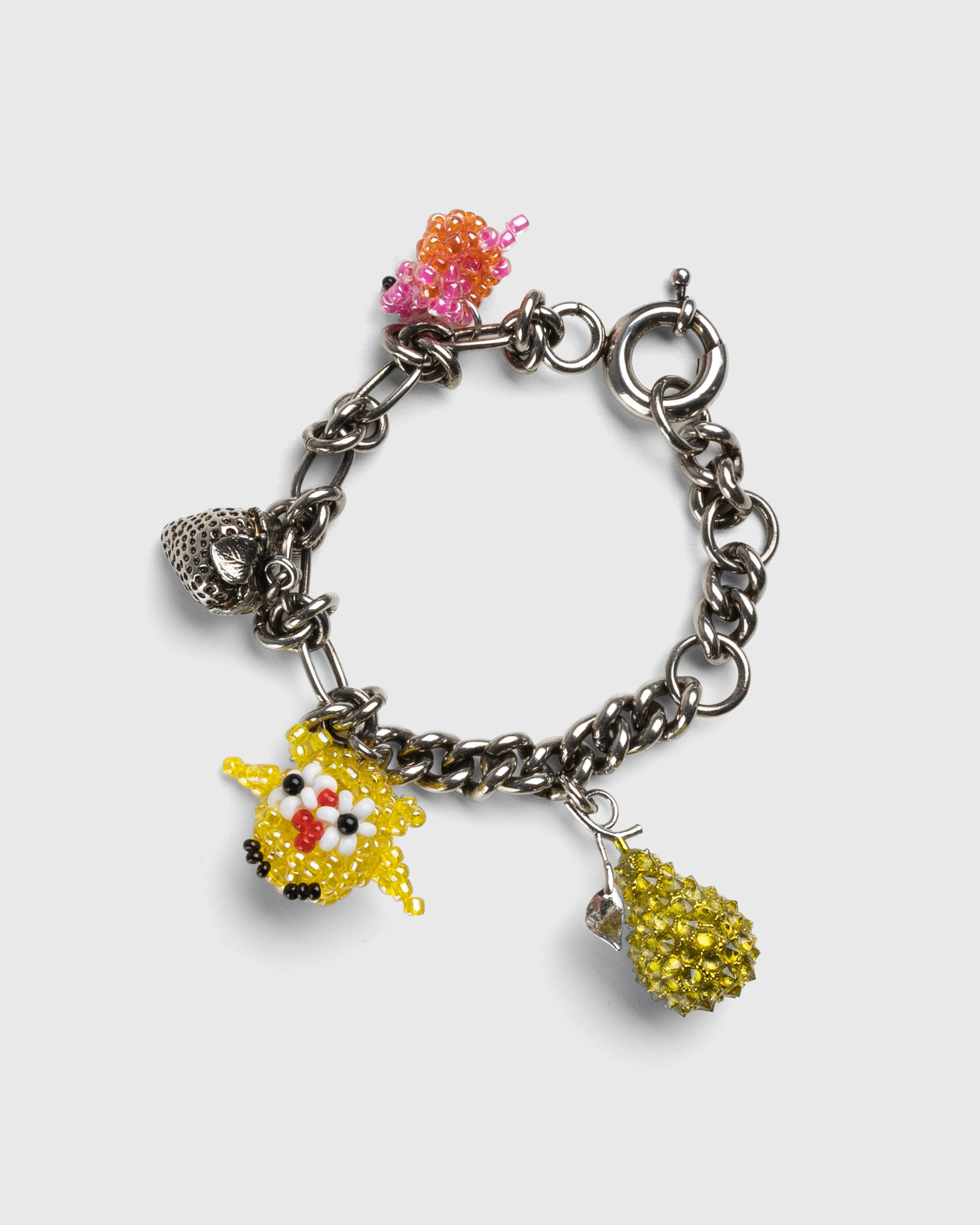 Acne Studios – Charm Bracelet Antique Silver - Jewelry - Multi - Image 1