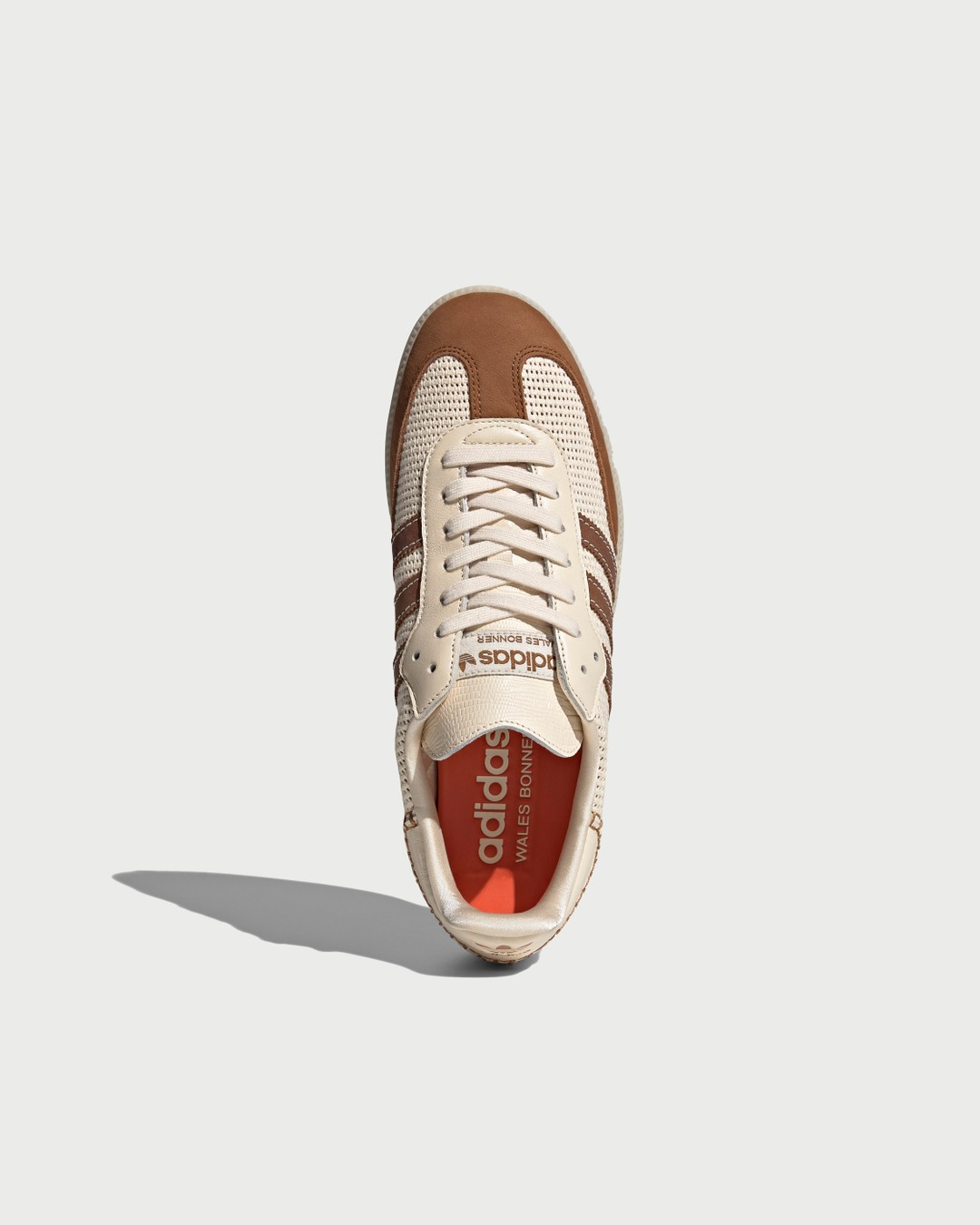 Adidas x Wales Bonner – Samba White/Brown - Low Top Sneakers - Beige - Image 4