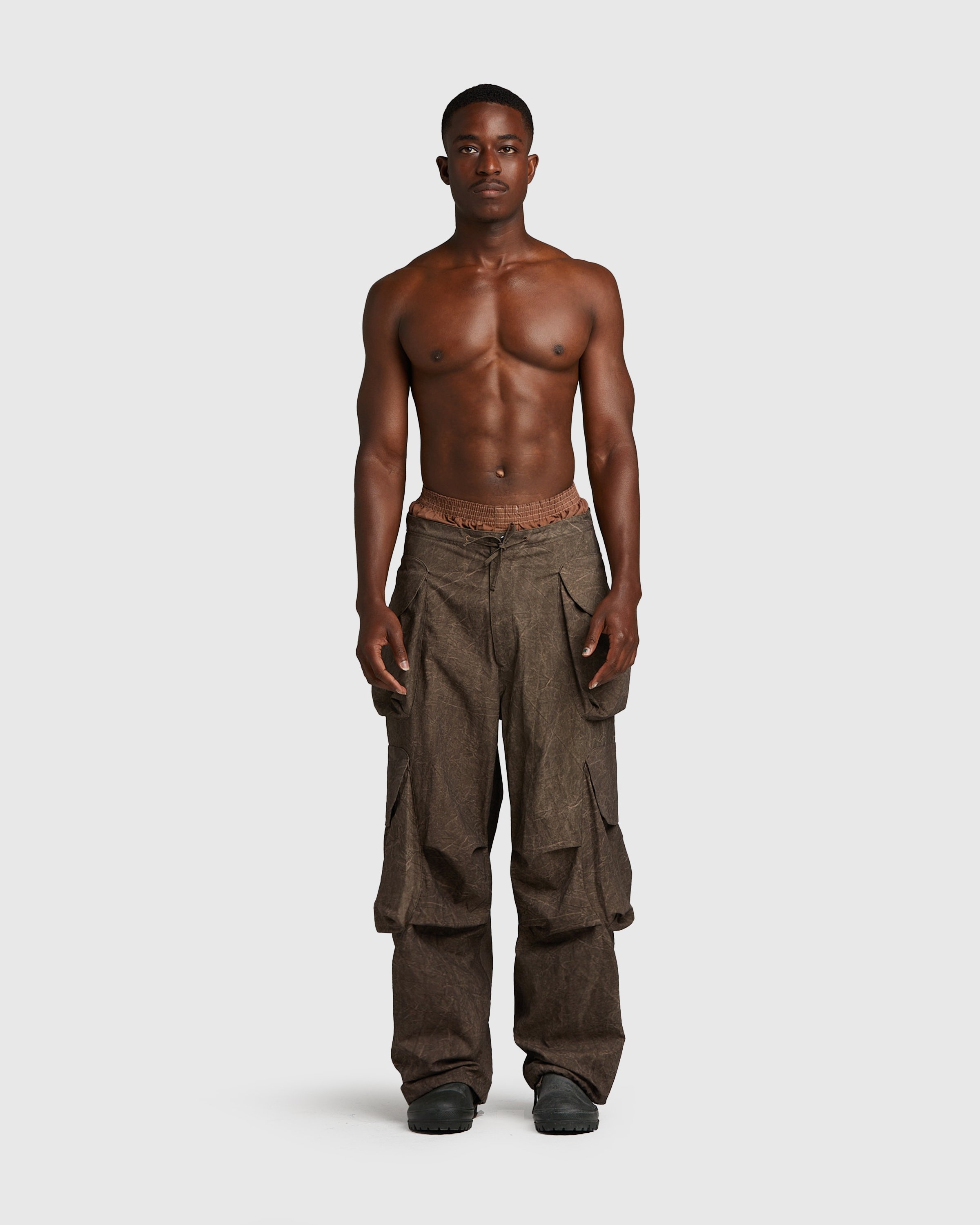 スノーブルー entire studios - gocar cargo pants | metodoicm.com.br