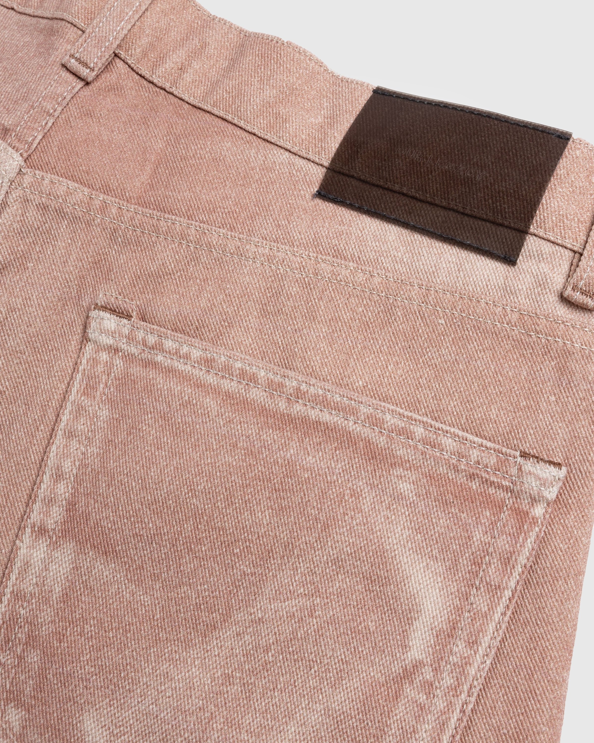 Our Legacy – Third Cut Digital Rust Denim  - Pants - Red - Image 6