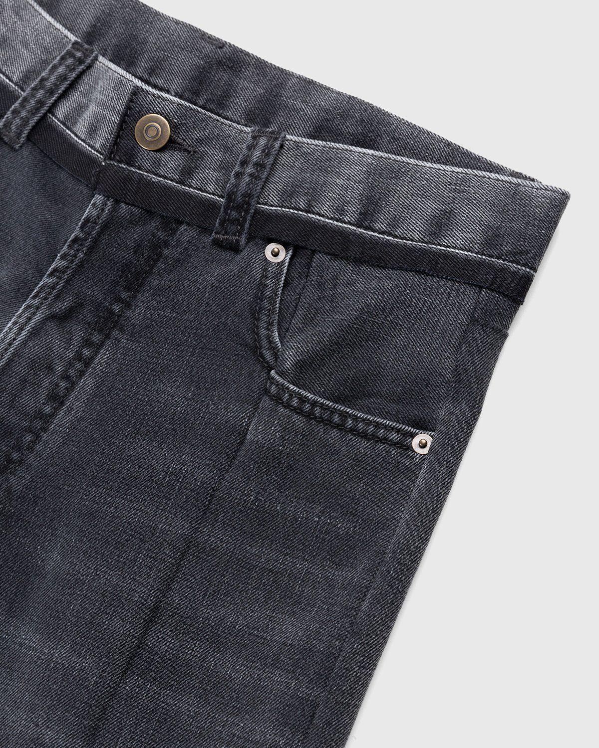 Maison Margiela – Spliced Jeans Black - Pants - Black - Image 3
