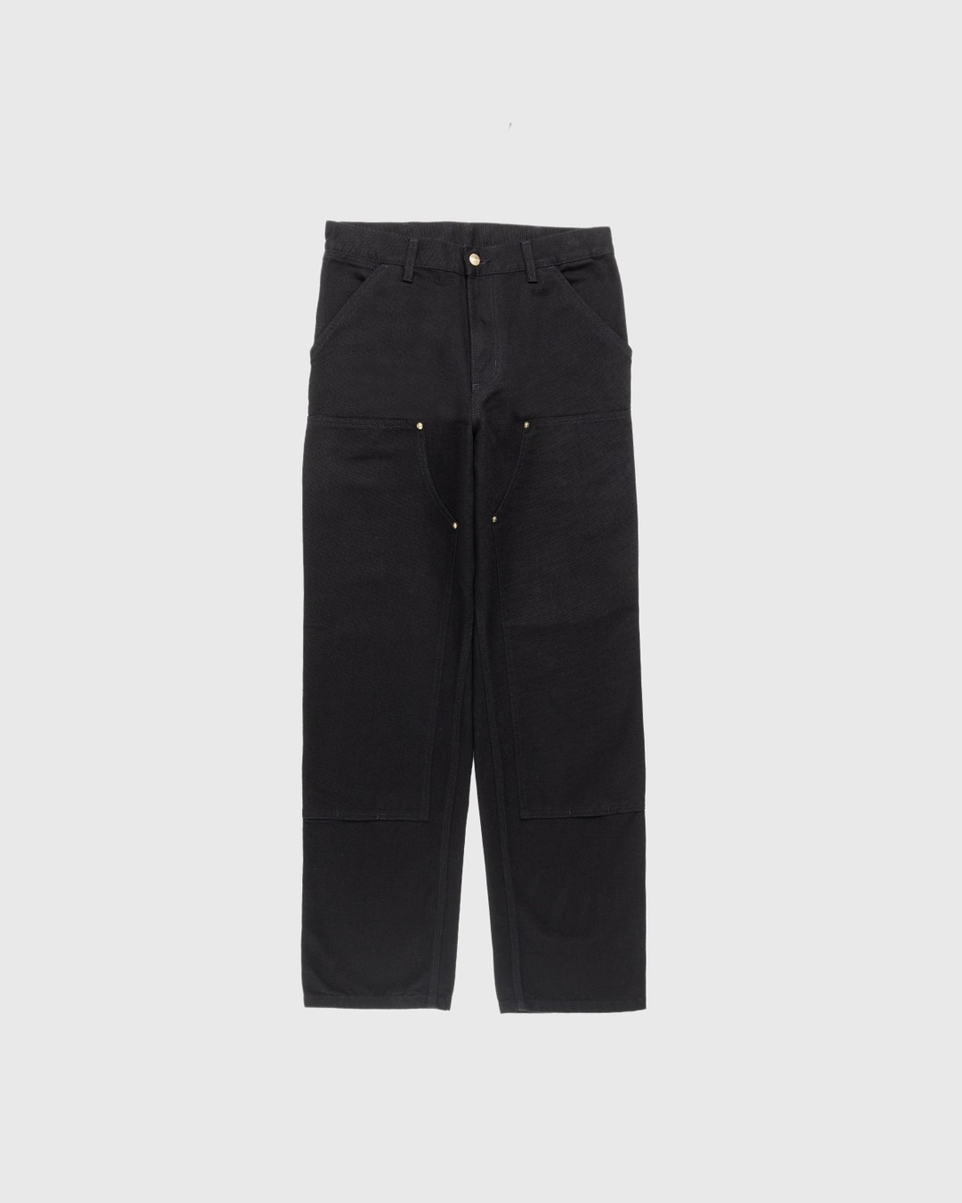 Carhartt WIP – Double Knee Pant Black Rinsed - Pants - Black - Image 1
