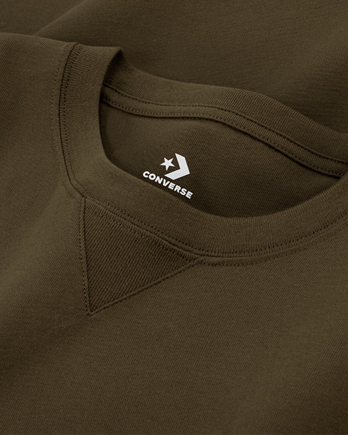 Converse x Kim Jones – T-Shirt Burnt Olive - T-shirts - Green - Image 3