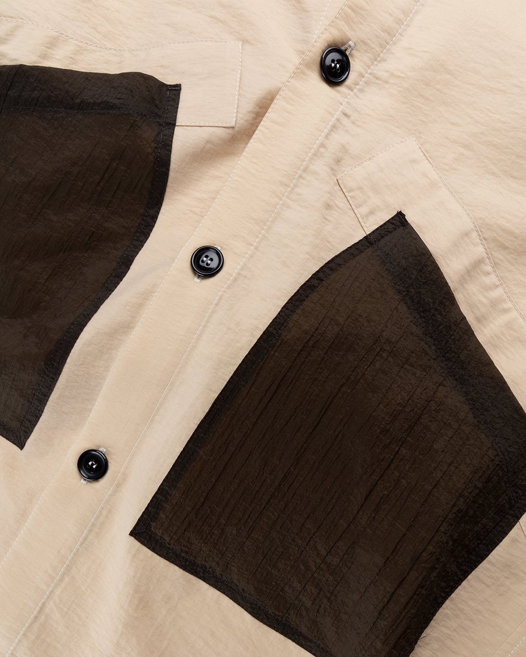 Arnar Mar Jonsson – Solarlag Hooded Shirt Melon/Chocolate - Outerwear - Beige - Image 4