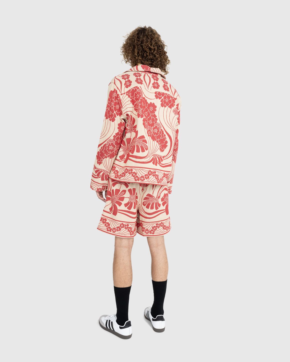 Bode – Nouveau Monstera Shorts Red - Shorts - Red - Image 3