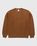 Highsnobiety – Script Logo Reverse Fleece Crew Brown - Sweats - Brown - Image 1