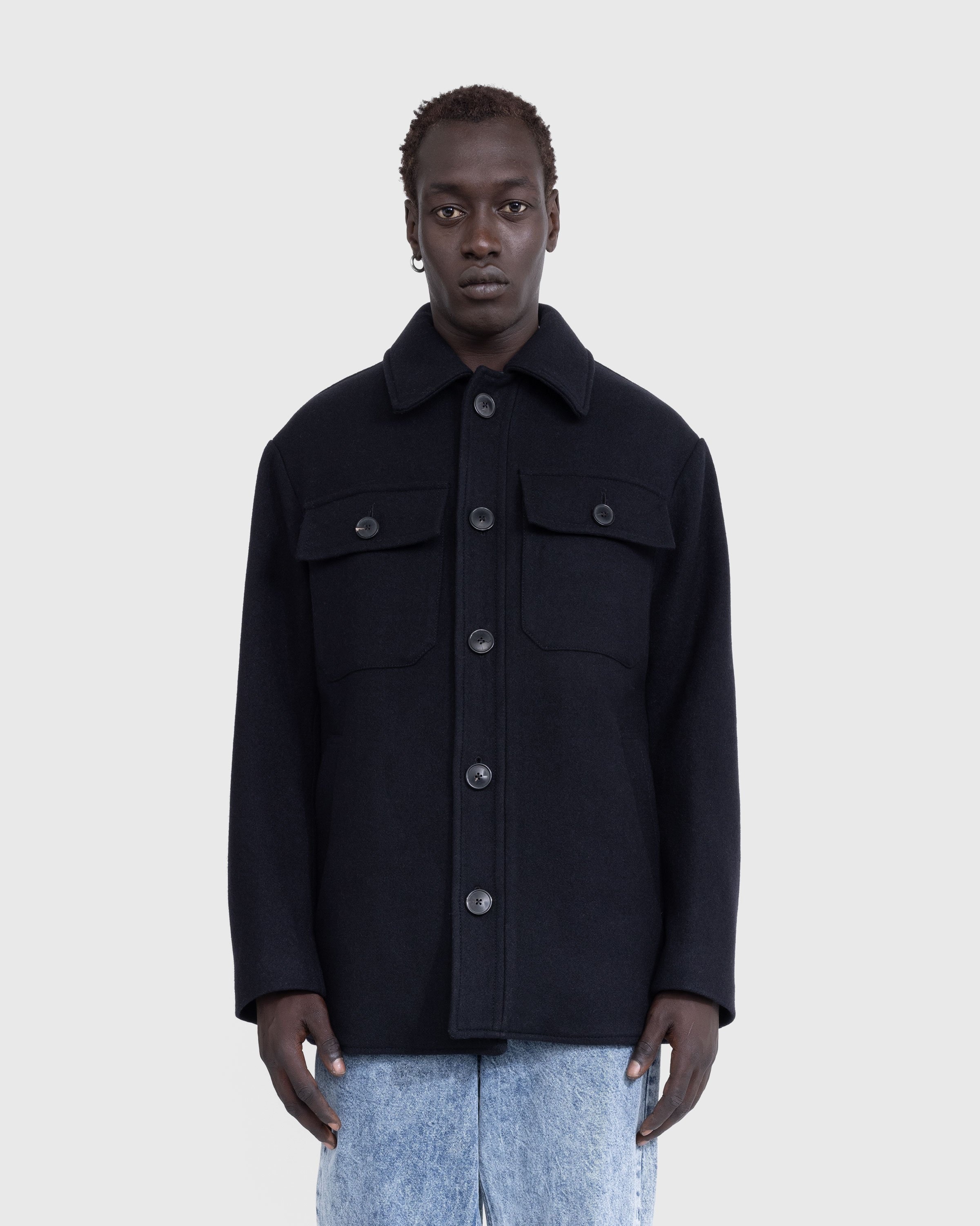 Dries van hotsell noten black coat