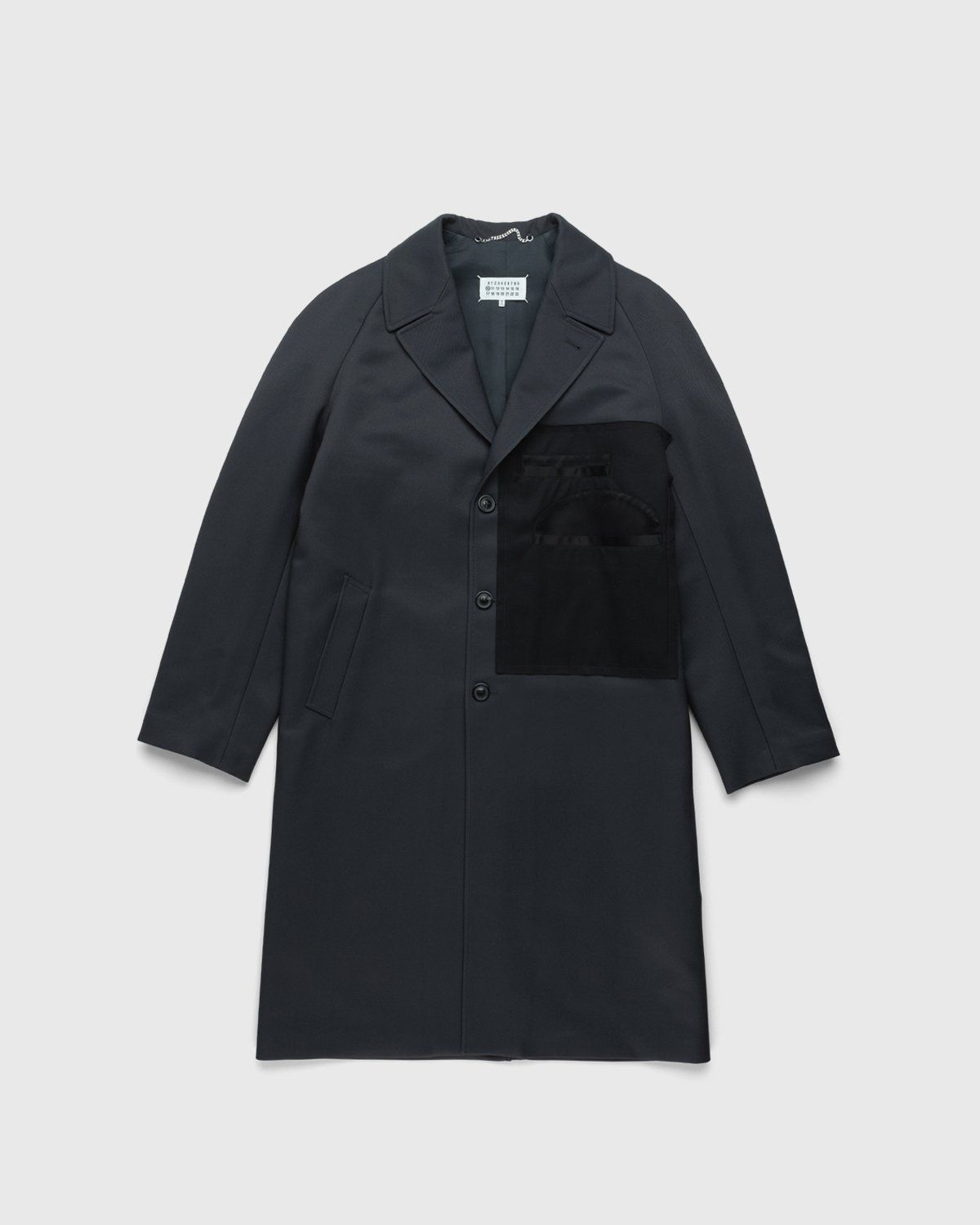 Maison Margiela – Memory Of Twill Coat Dark Grey - Outerwear - Grey - Image 1