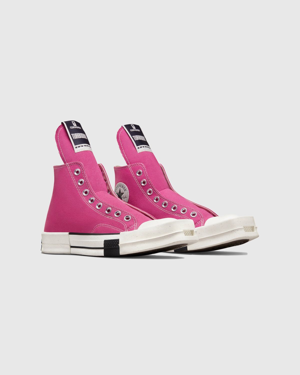 Converse x DRKSHDW – TURBODRK Chuck 70 Laceless Hi Pink - High Top Sneakers - Pink - Image 4