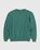 Auralee – Elastic High Gauge Sweat Dark Green