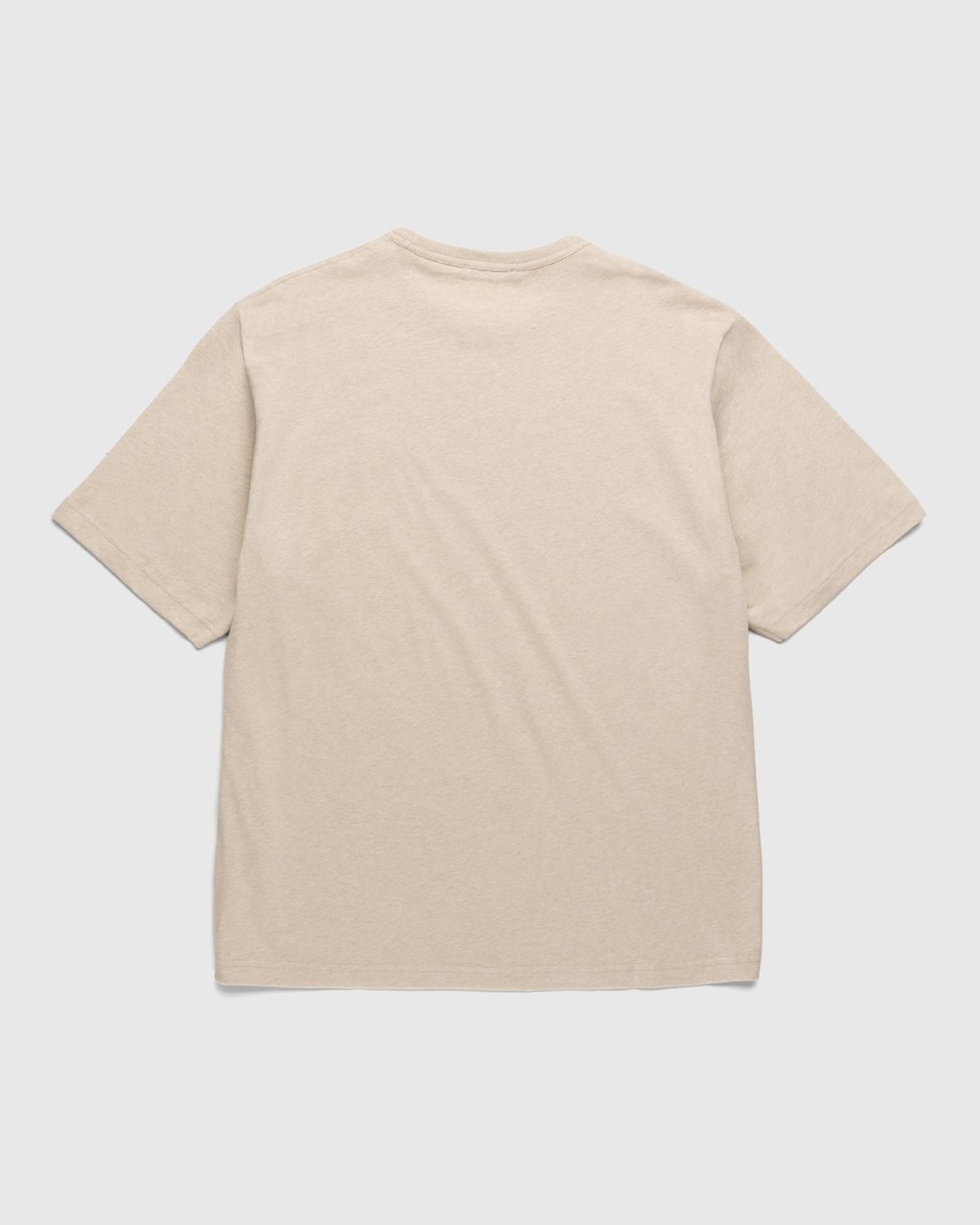 Acne Studios – Relaxed Fit T-Shirt Oatmeal Melange - T-shirts - Beige - Image 2