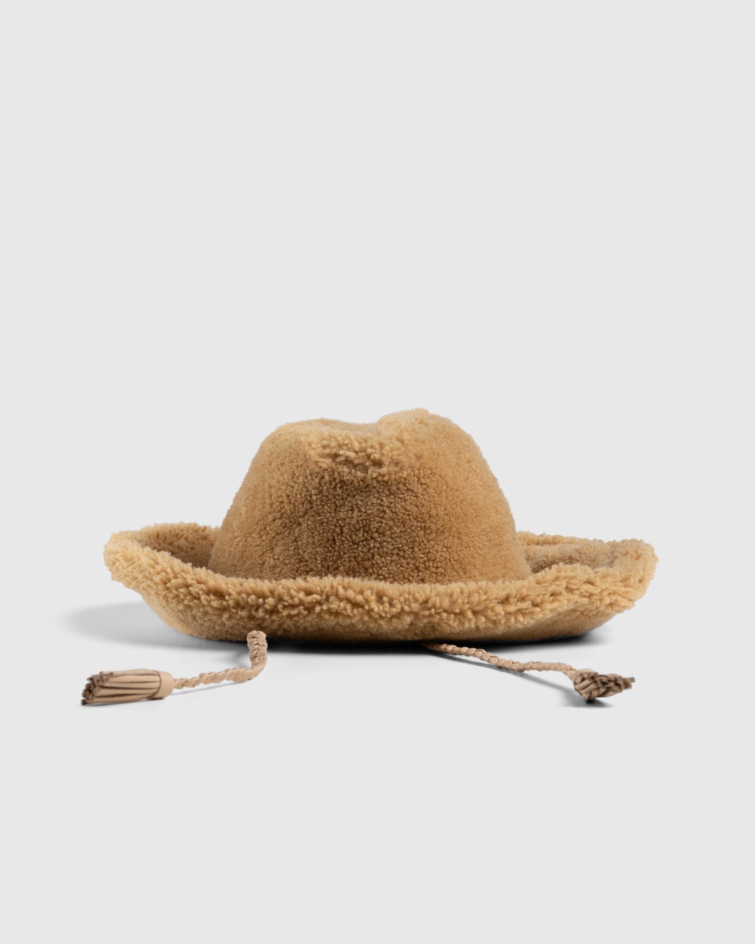 Bally – Shearling Hat Brown - Hats - Brown - Image 1