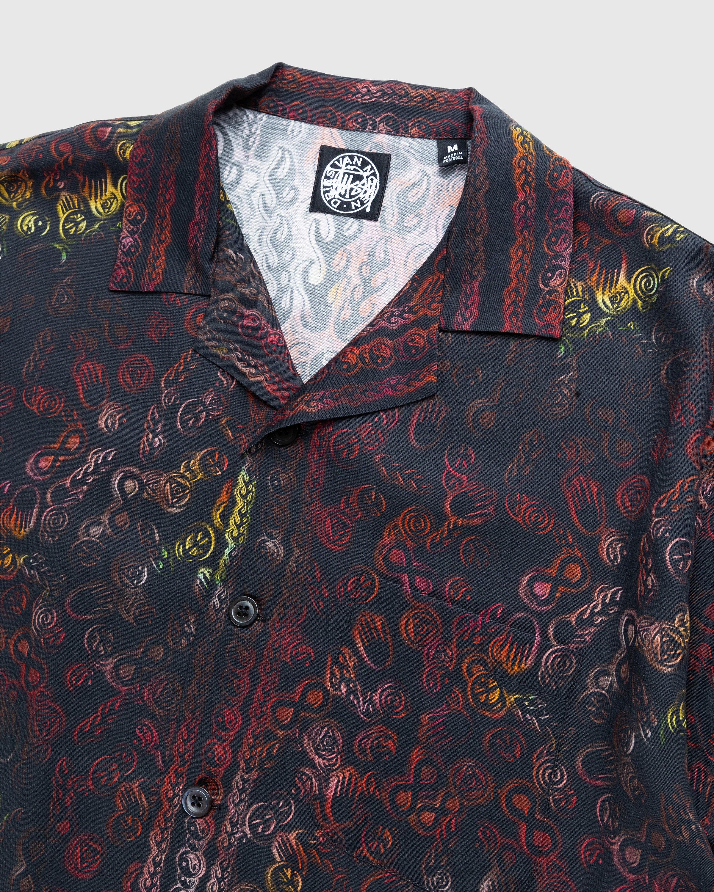 Stüssy x Dries van Noten – Foulard Shirt - Shirts - Red - Image 3