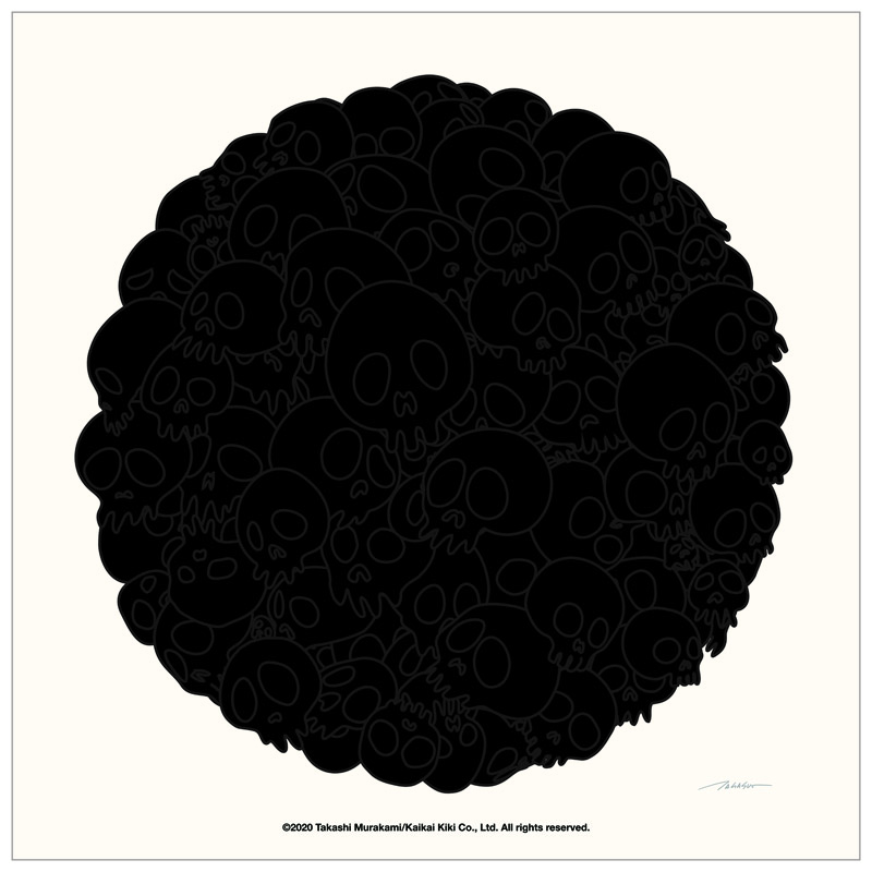 A preview of Takashi Murakami's Limited Edition Screen Print for Black Lives Matter