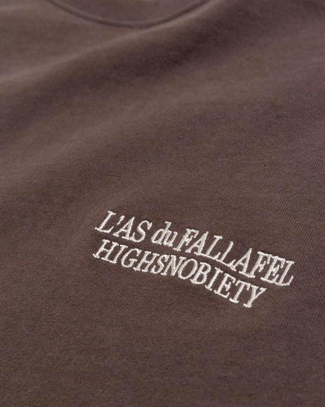 L'As du Fallafel x Highsnobiety – Short Sleeve T-Shirt Brown - T-shirts - Brown - Image 8