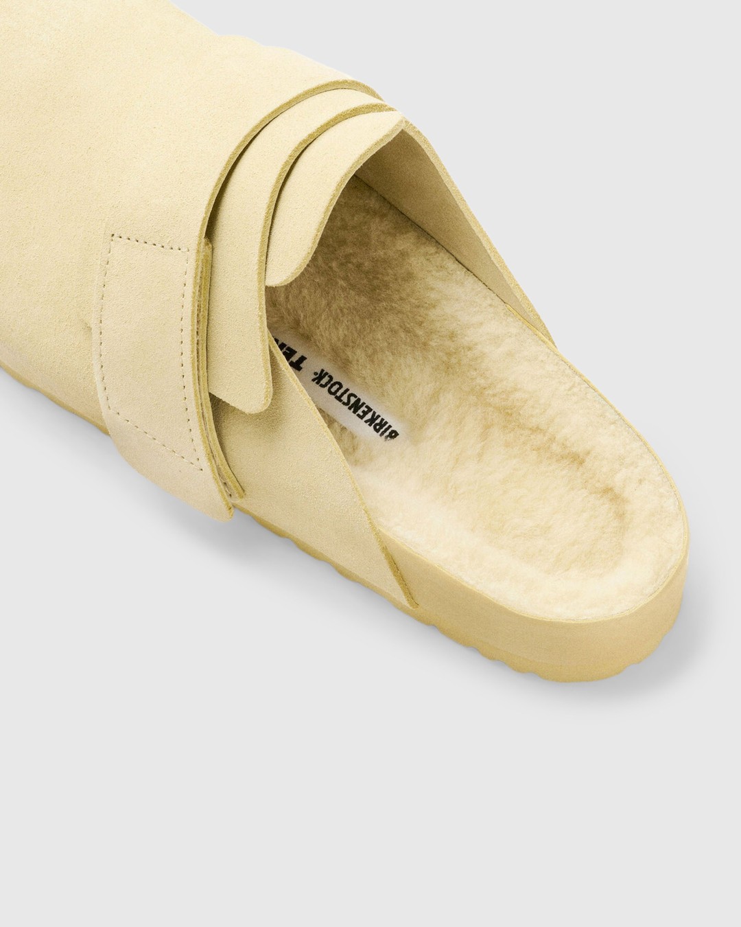 Birkenstock x Tekla Shearling Nagoya Straw Pale Yellow