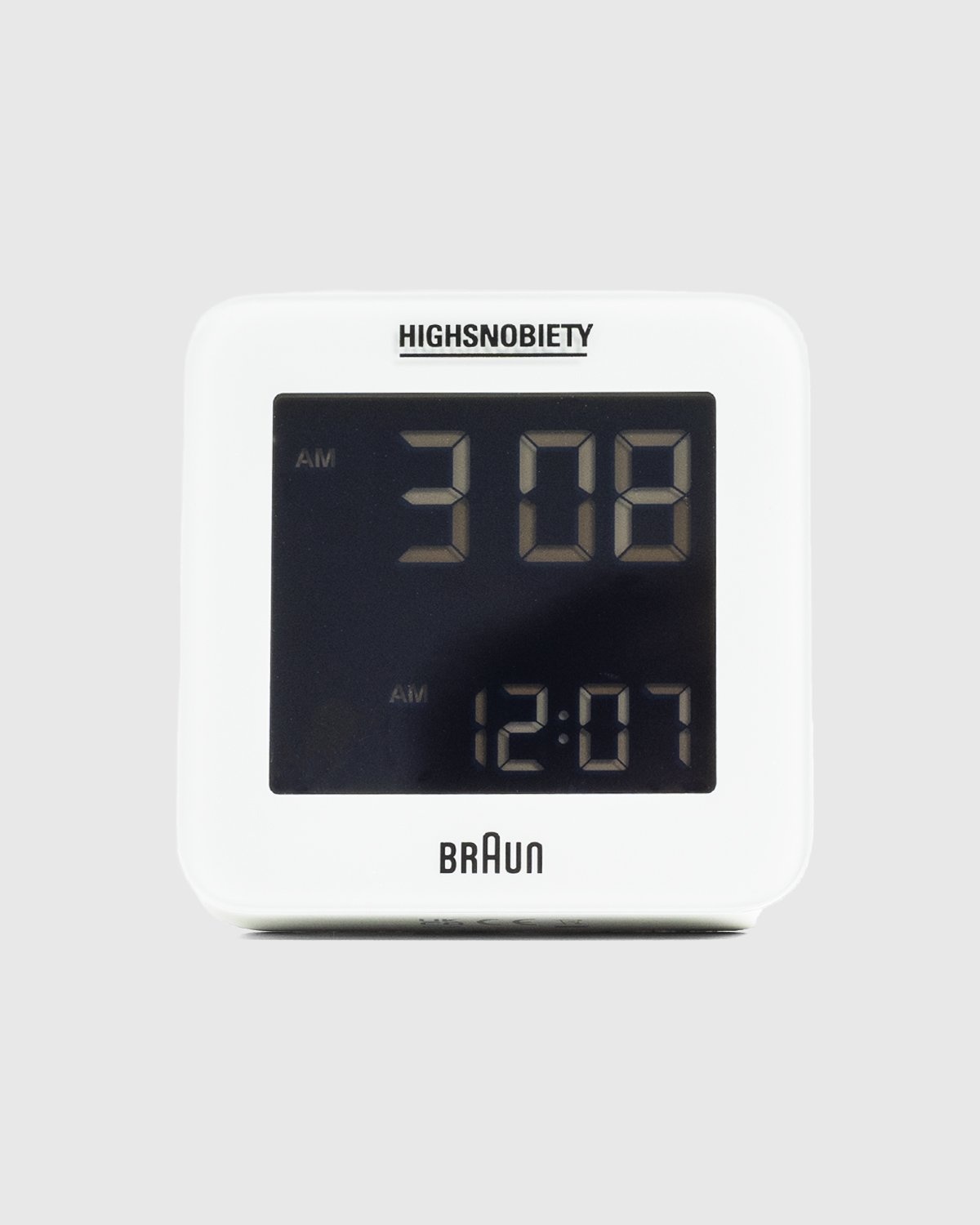 BRAUN x Highsnobiety – BC09 Digital Alarm Clock Grey - Objects - Grey - Image 1