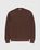 Super Hard Twist Rib Knit Brown