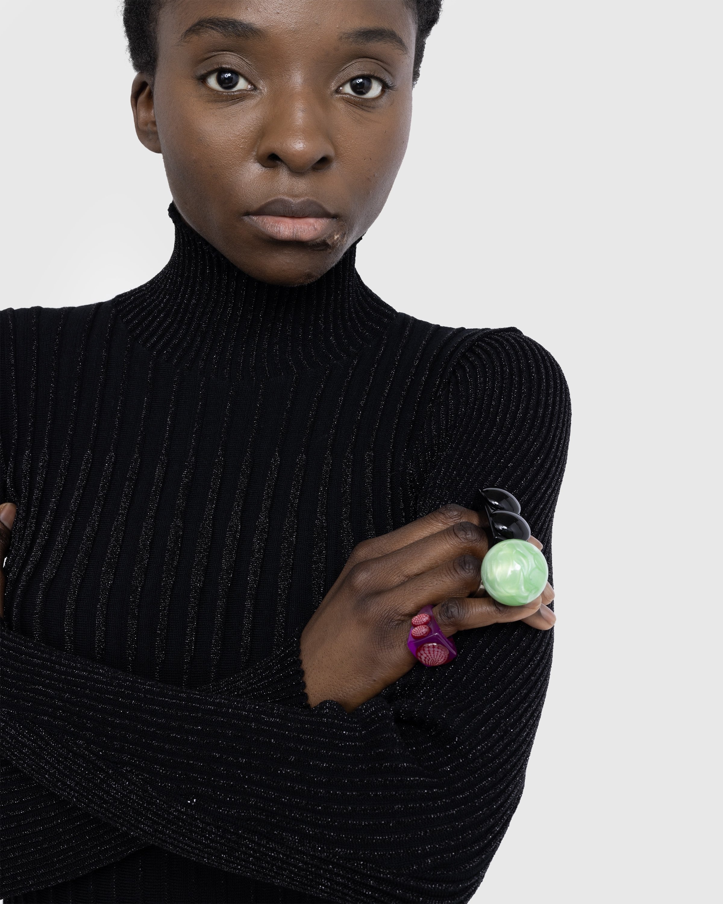 Jean Paul Gaultier – Siames Ring Black - Jewelry - Black - Image 5