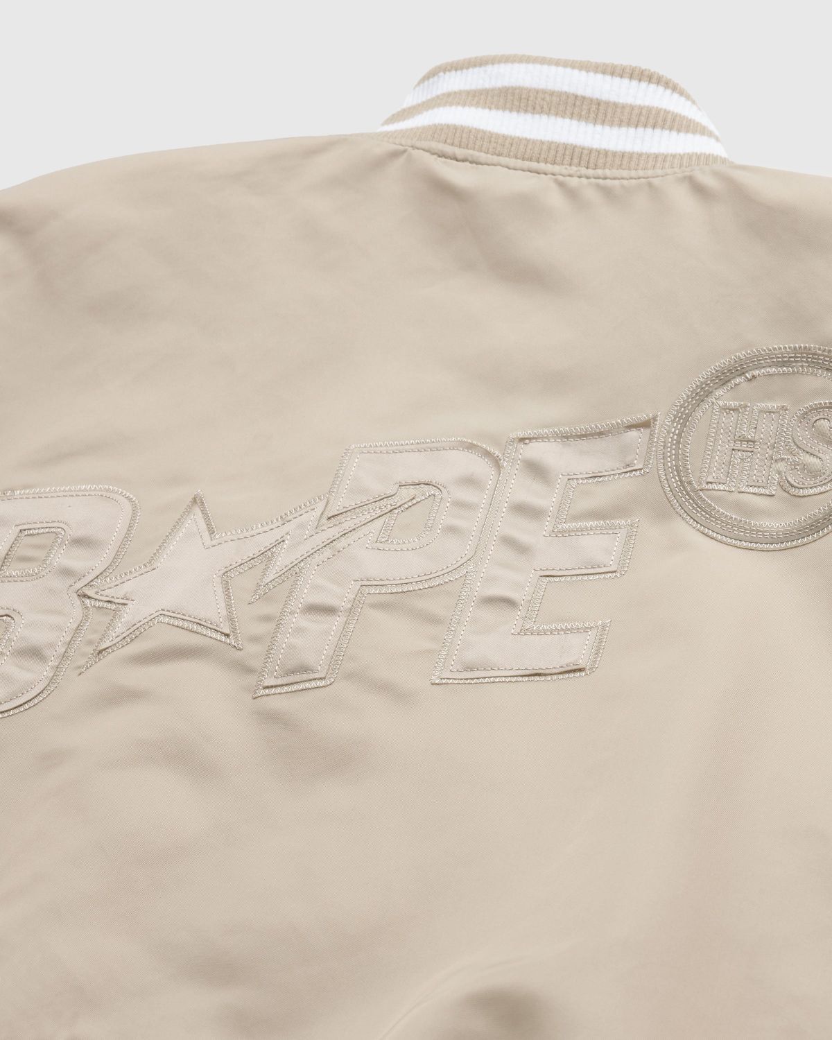 BAPE x Highsnobiety – Varsity Jacket Beige - Outerwear - Beige - Image 10