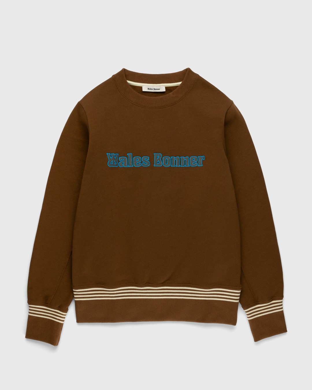 Wales Bonner – Original Sweatshirt Brown - Sweats - Brown - Image 1