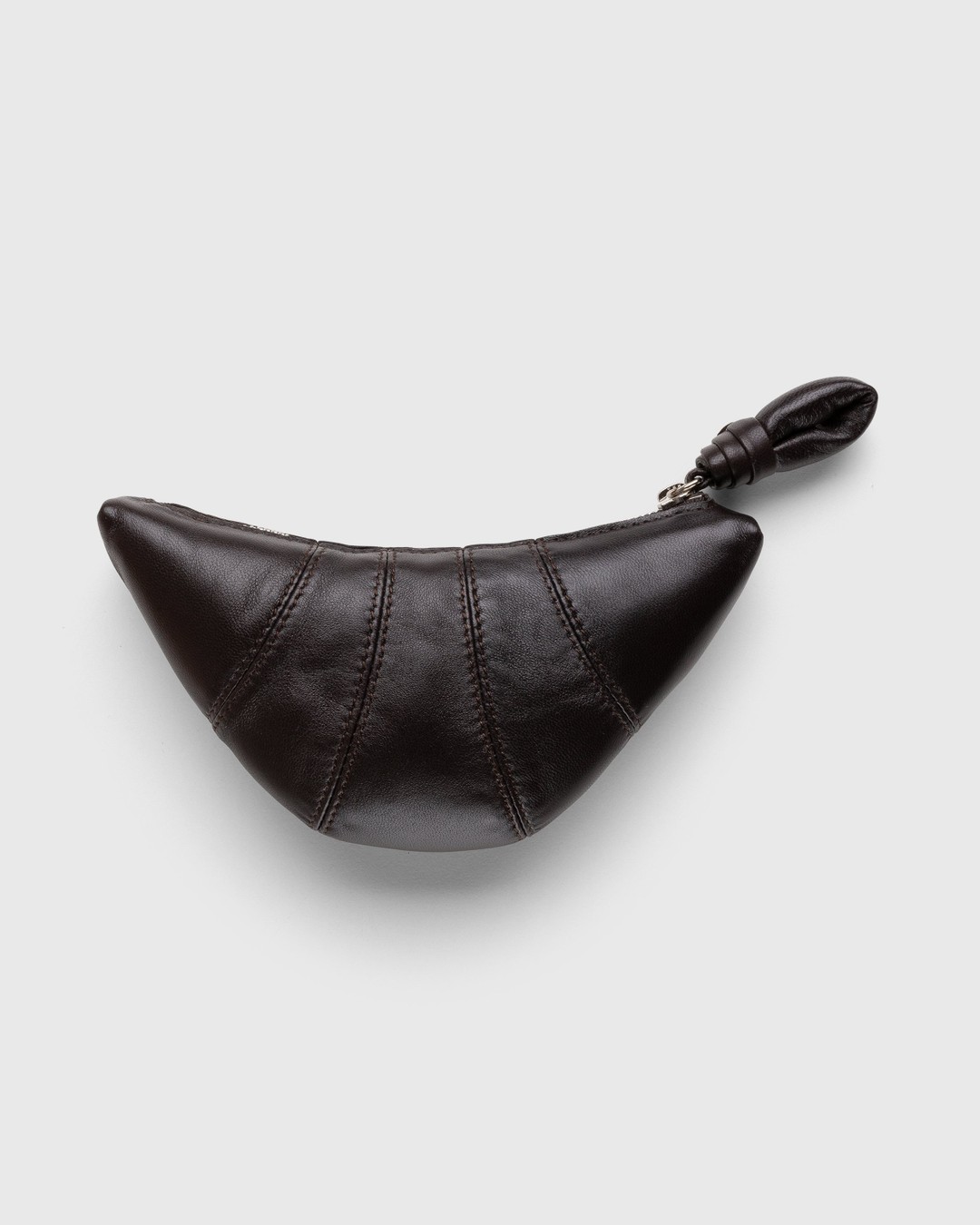 Lemaire x Highsnobiety – Not In Paris 4 Croissant Coin Purse Dark Chocolate - Wallets - Black - Image 2