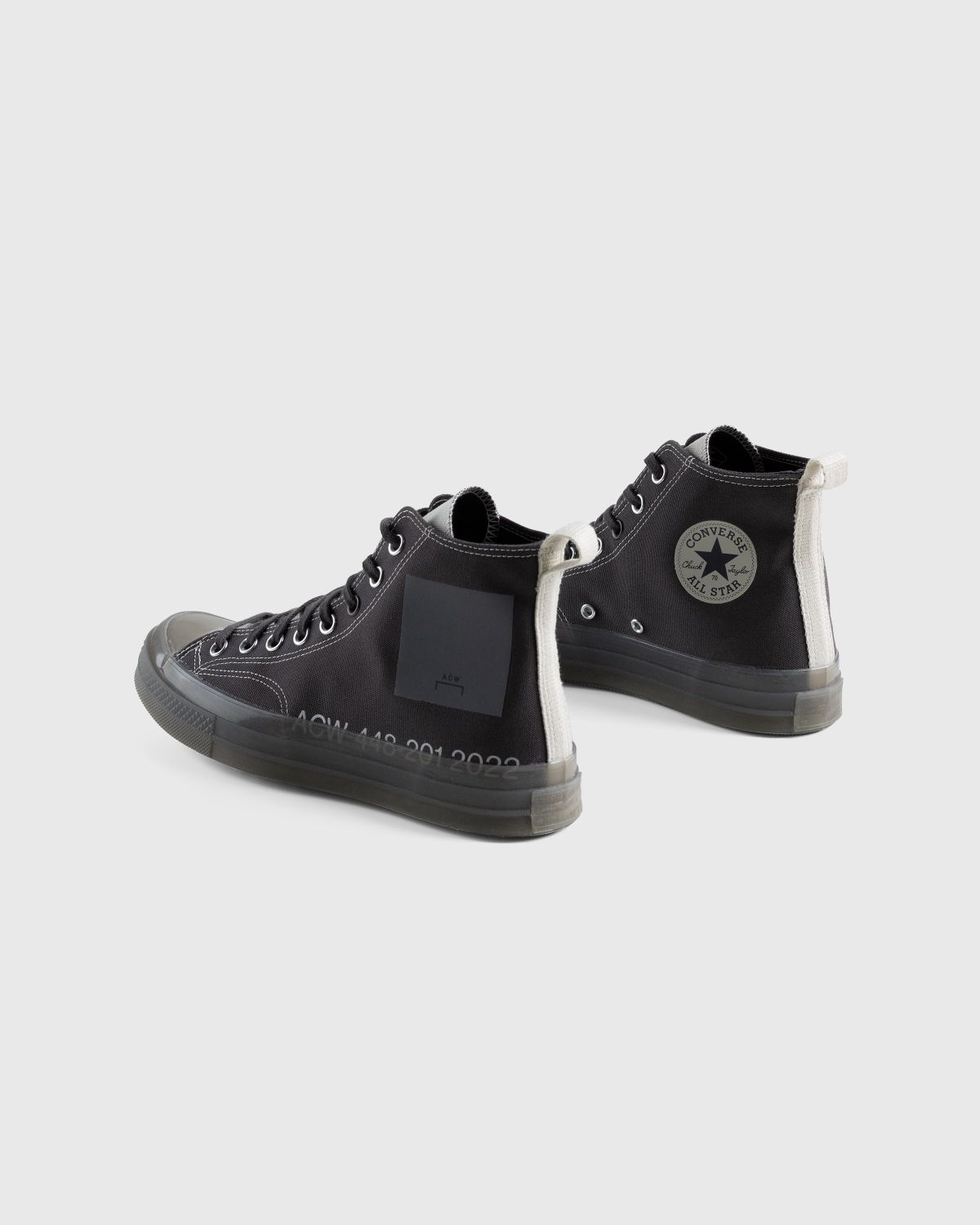 Converse x A-Cold-Wall* – Chuck 70 Hi Pavement/Silver Birch - High Top Sneakers - Black - Image 3