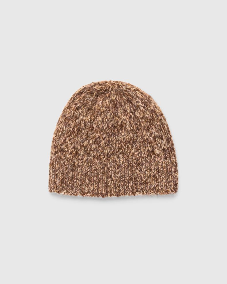 Moss Knit Hat Brown