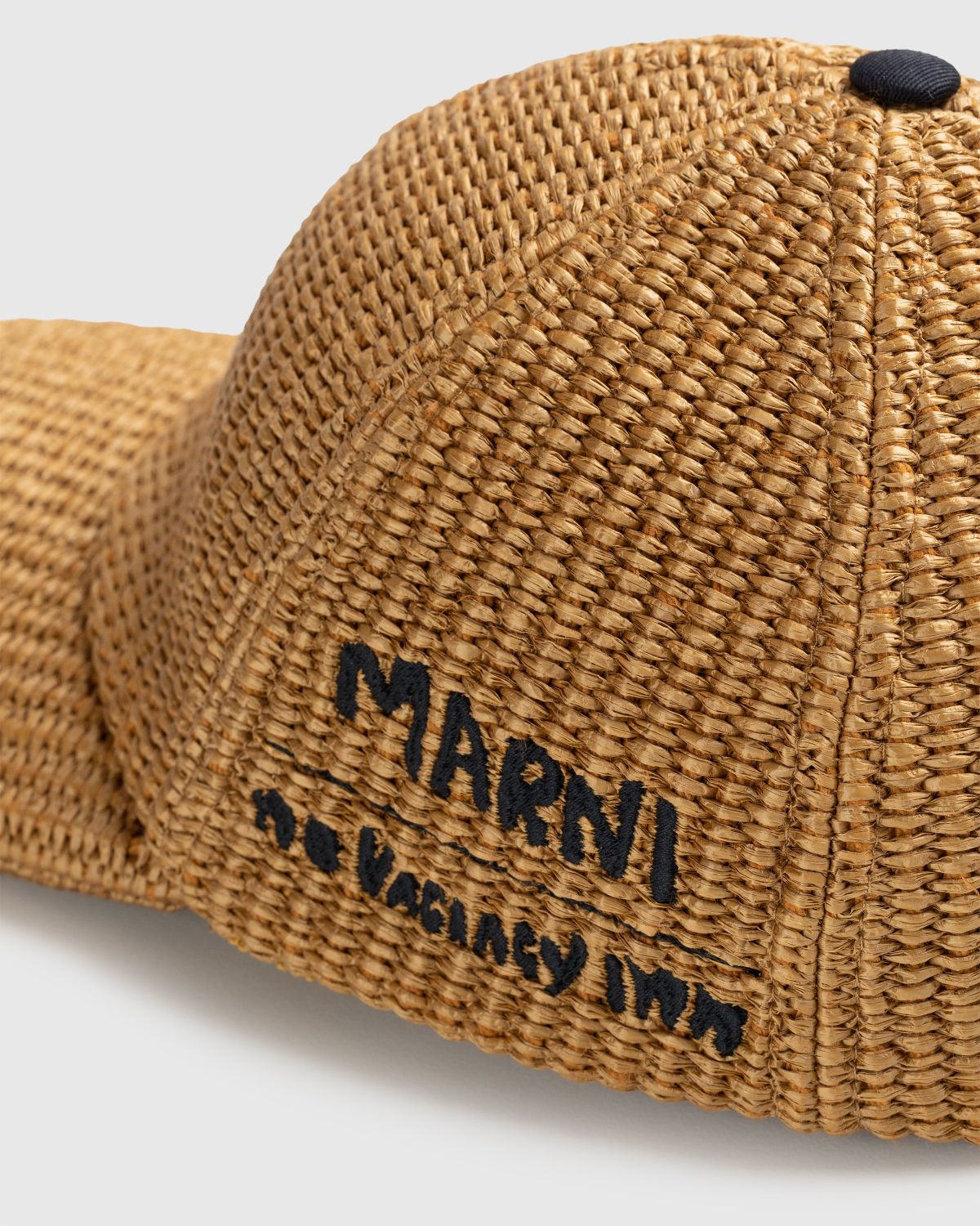 Marni x No Vacancy Inn – Logo Baseball Cap Caramel - Hats - Brown - Image 6
