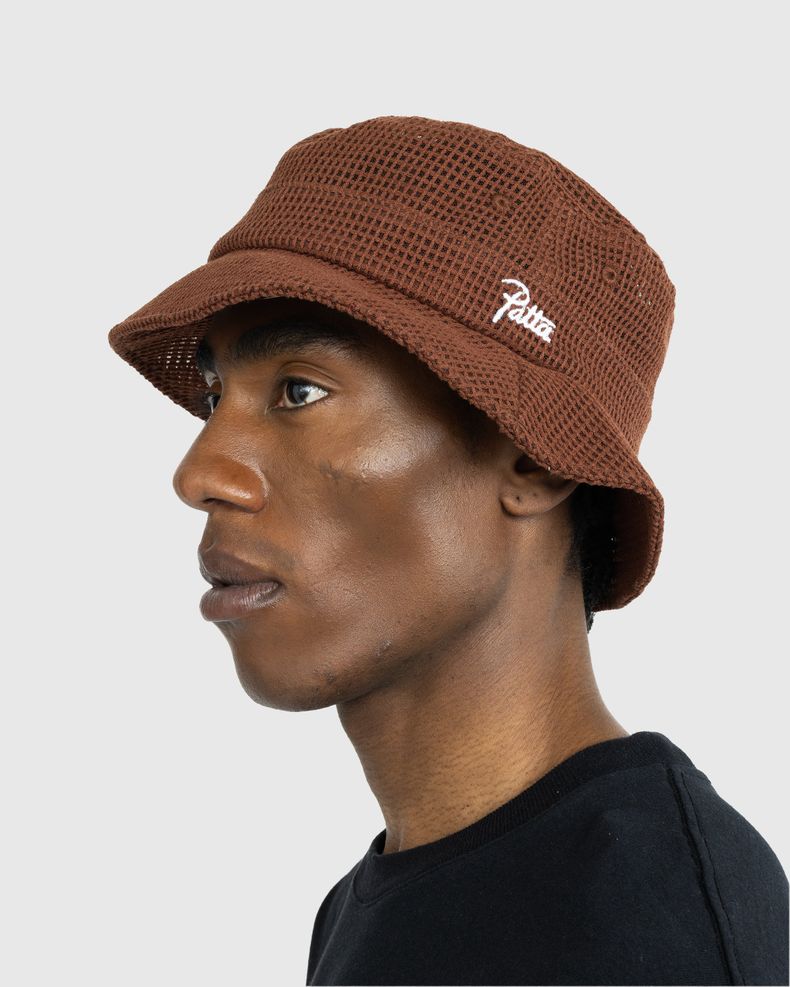 Patta Mesh Bucket Hat Brown Highsnobiety Shop