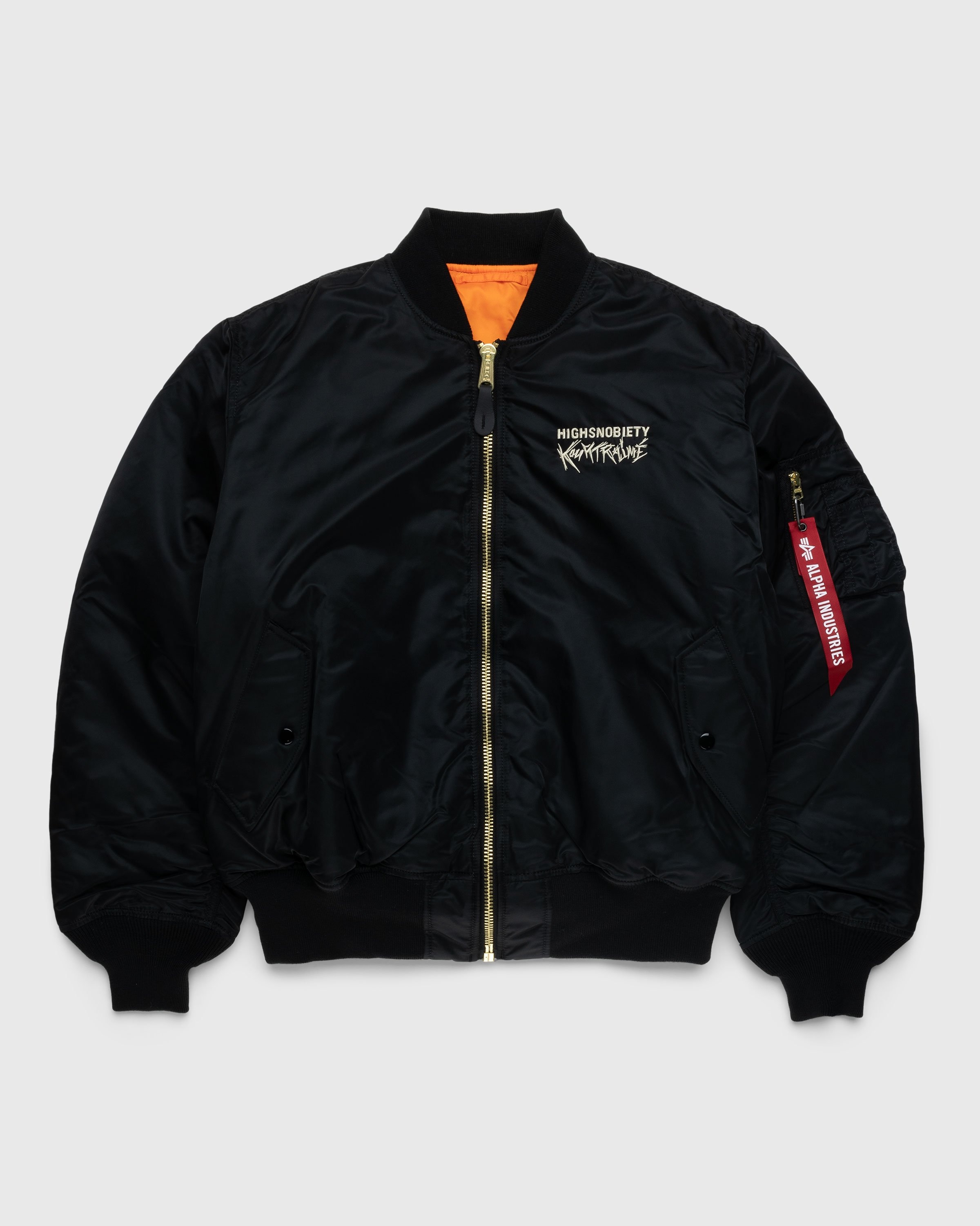 École Kourtrajmé x Highsnobiety – Alpha Industries MA-1 Bomber Jacket |  Highsnobiety Shop