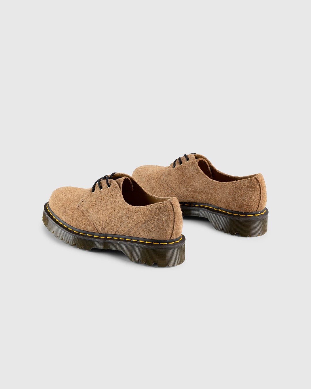 Dr. Martens – 1461 Bex Tufted Suede Sandy Tan - Shoes - Brown - Image 4