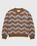 Highsnobiety HS05 – Alpaca Fuzzy Wave Sweater Light Blue/Brown