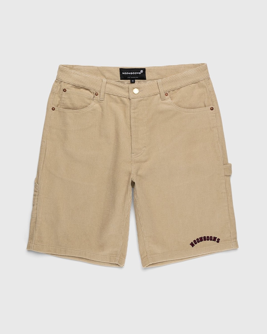 Noon Goons – Sublime Cord Short Overcast - Shorts - Beige - Image 1