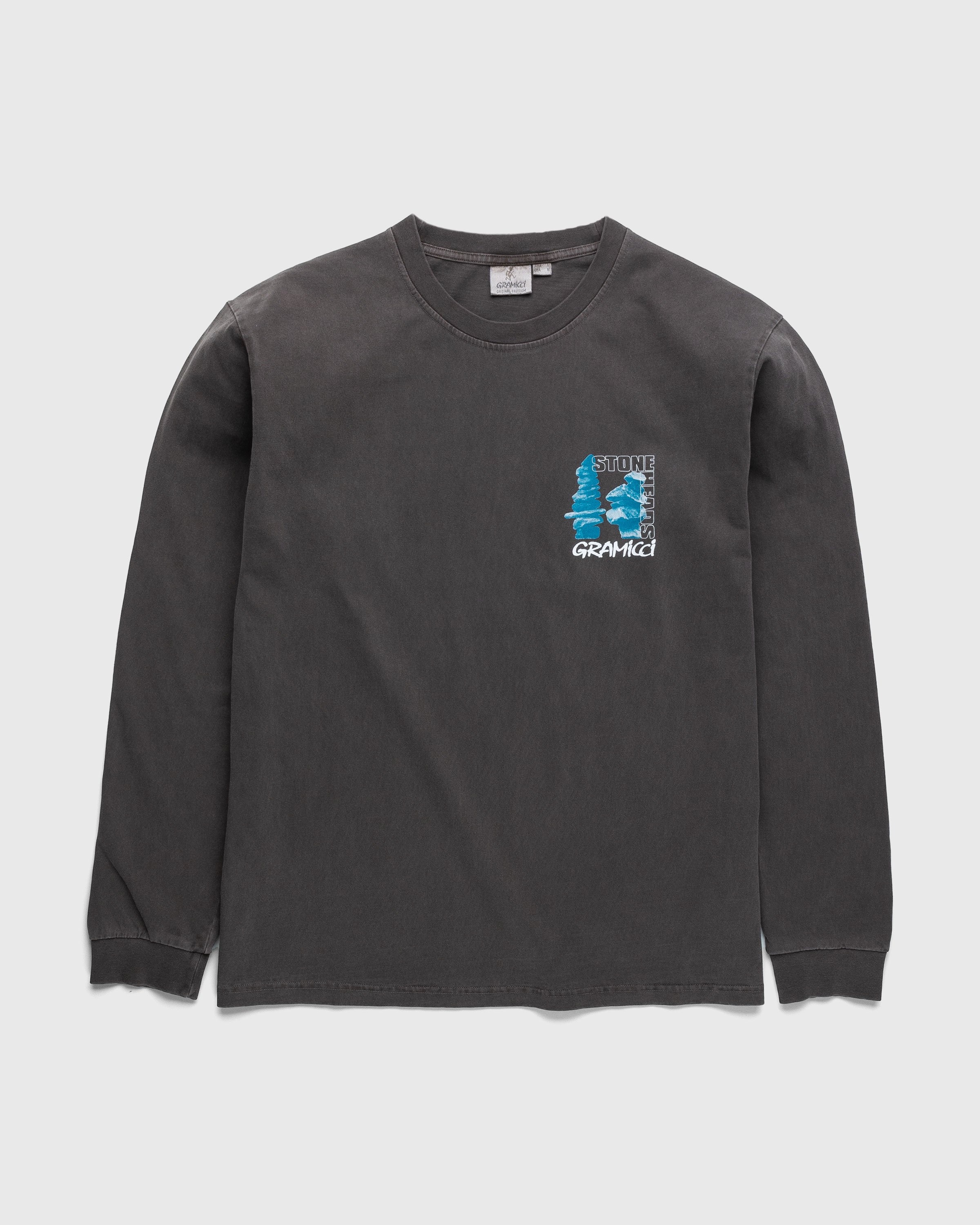 Gramicci – Stoneheads Longsleeve Tee Brown Pigment - Longsleeves - Brown - Image 2