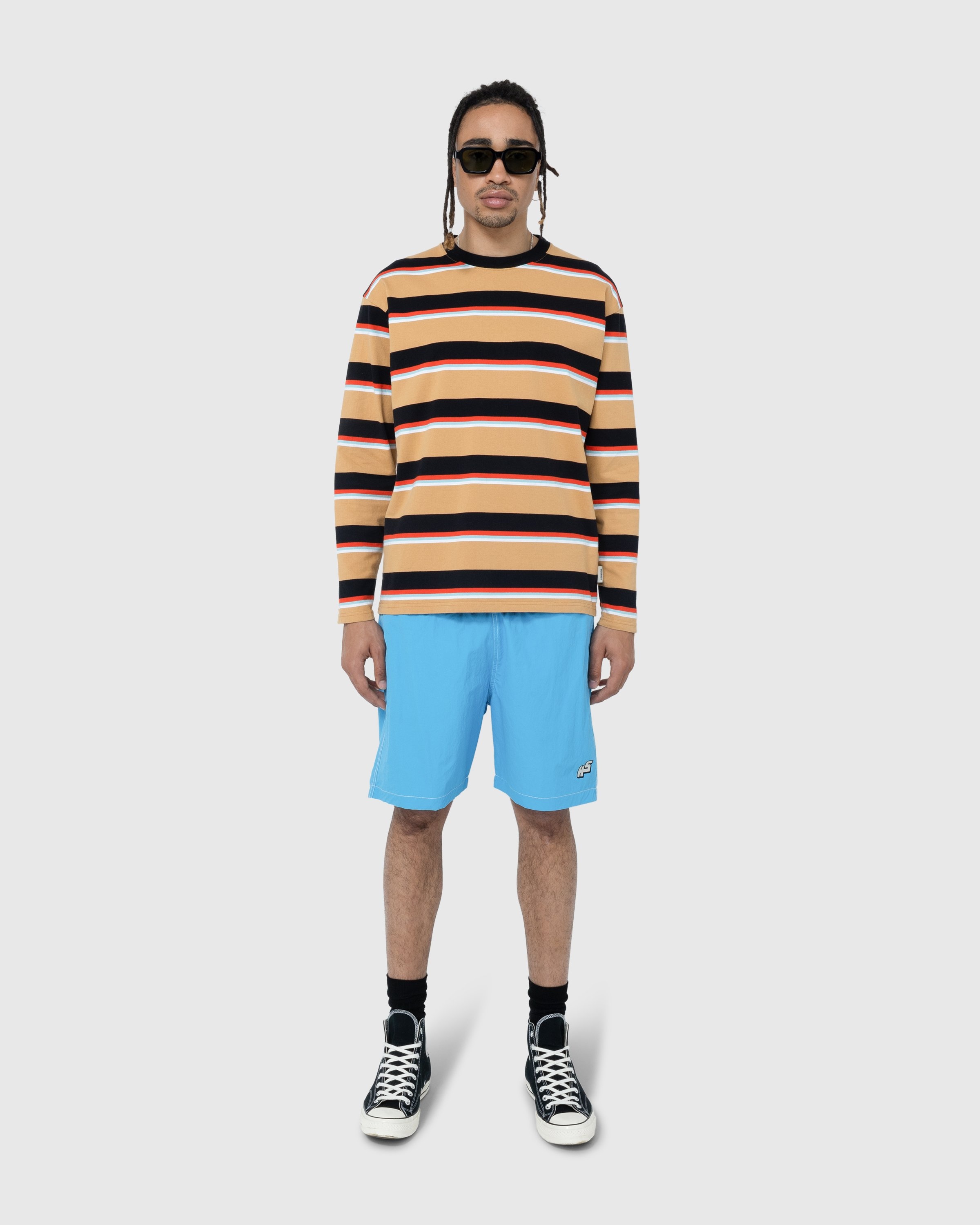 Highsnobiety – Contrast Brushed Nylon Water Shorts Blue - Shorts - Blue - Image 7