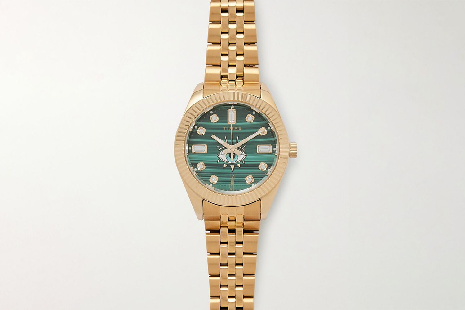 Jacquie Aiche 38mm Gold-Tone Stainless Steel and Malachite Watch