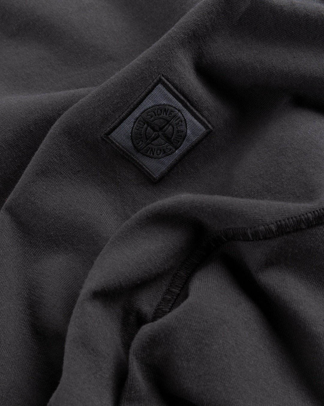 Stone Island – Fissato Longsleeve T-Shirt Charcoal - Longsleeves - Grey - Image 5