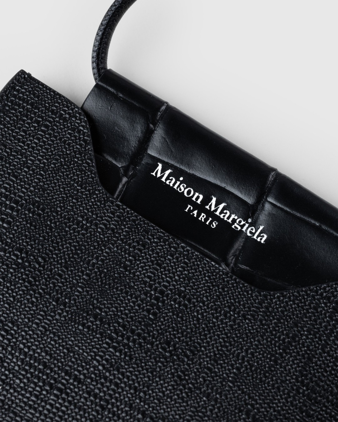 Maison Margiela – Leather Pouch Black - Bags - White - Image 4