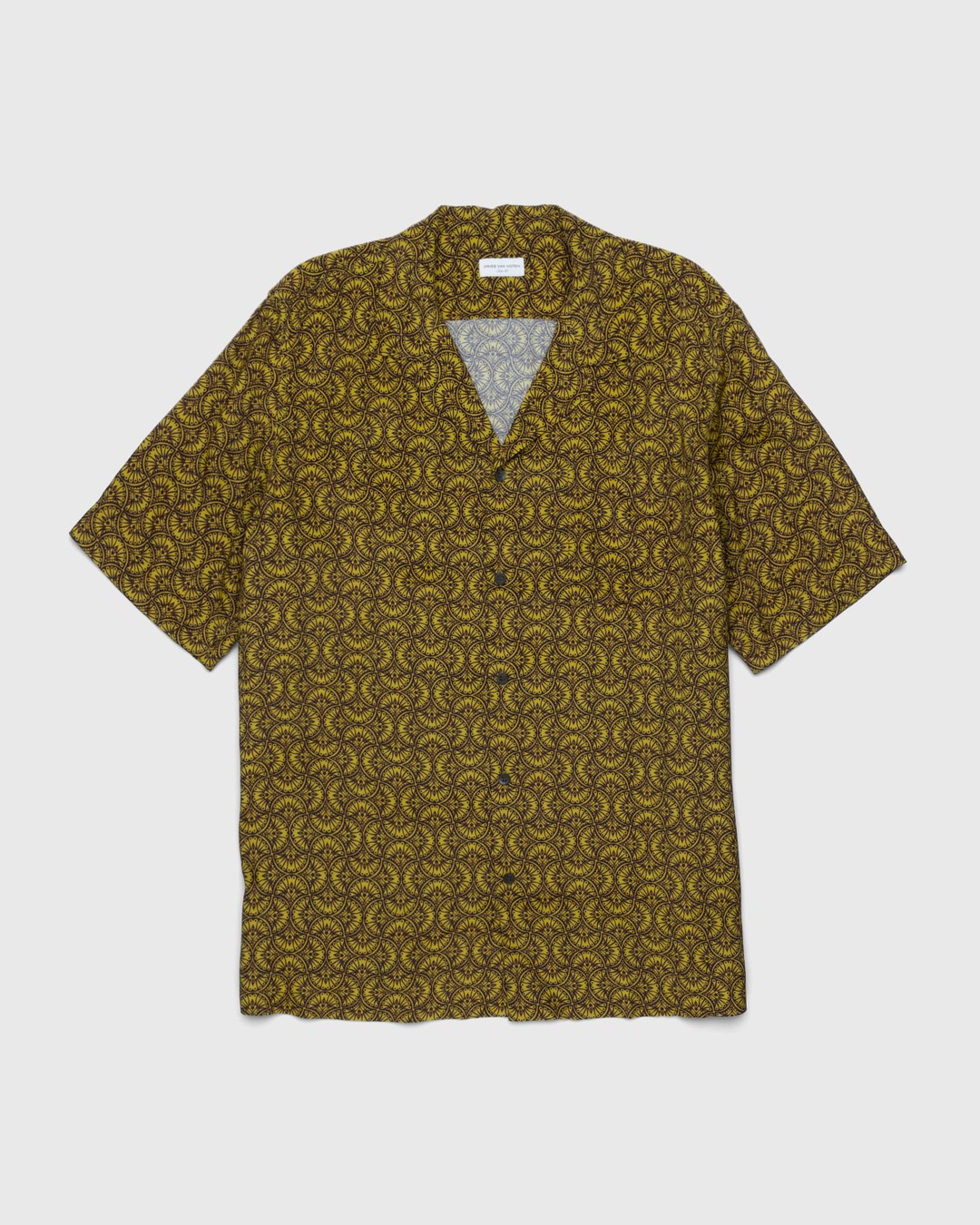 Dries van Noten – Carltone Shirt Yellow - Shirts - Yellow - Image 1