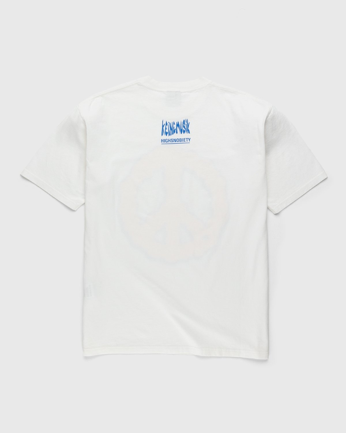 Keinemusik x Highsnobiety – Peace Logo T-Shirt White - T-Shirts - White - Image 2