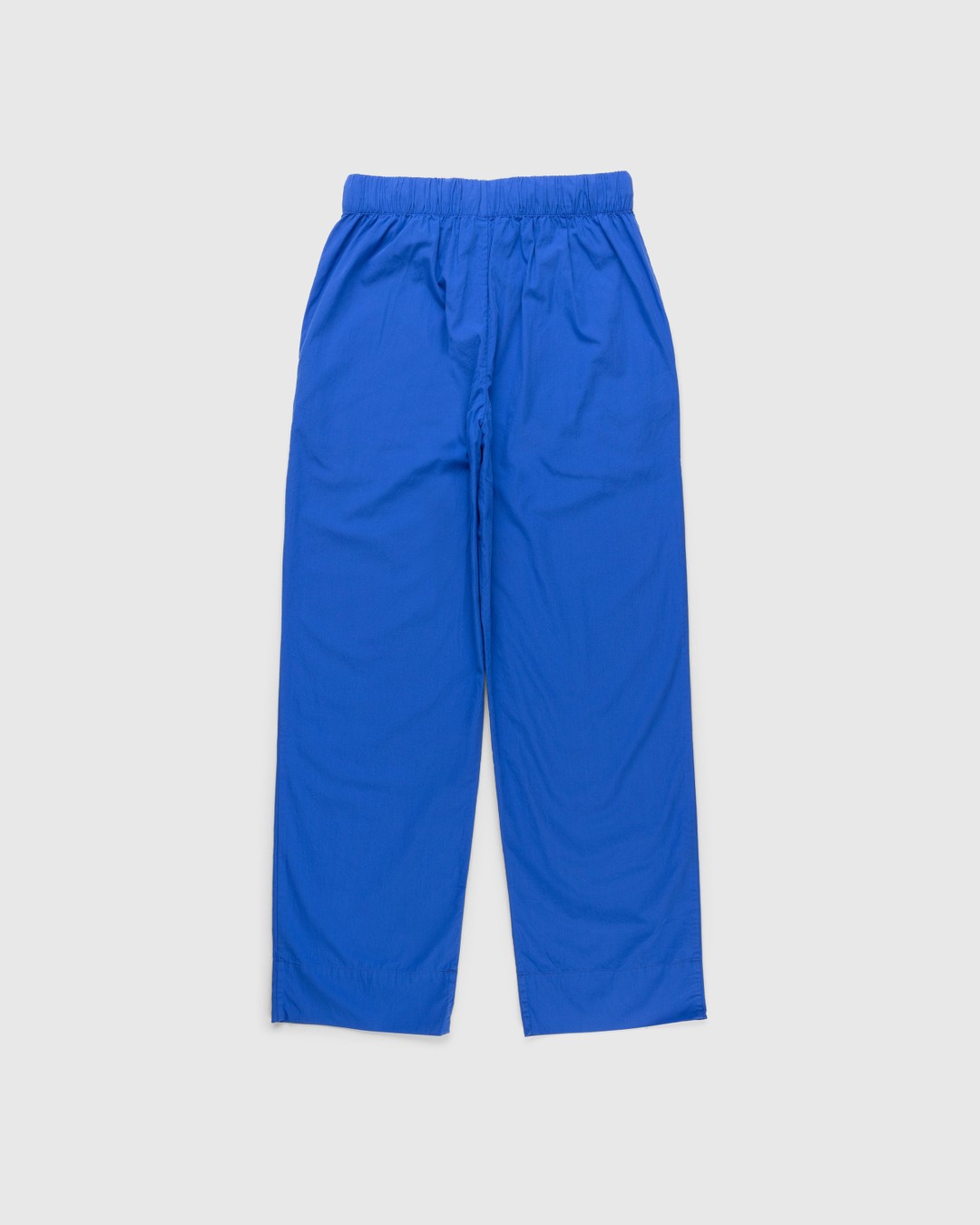 Tekla – Cotton Poplin Pyjamas Pants Royal Blue - Loungewear - Blue - Image 2