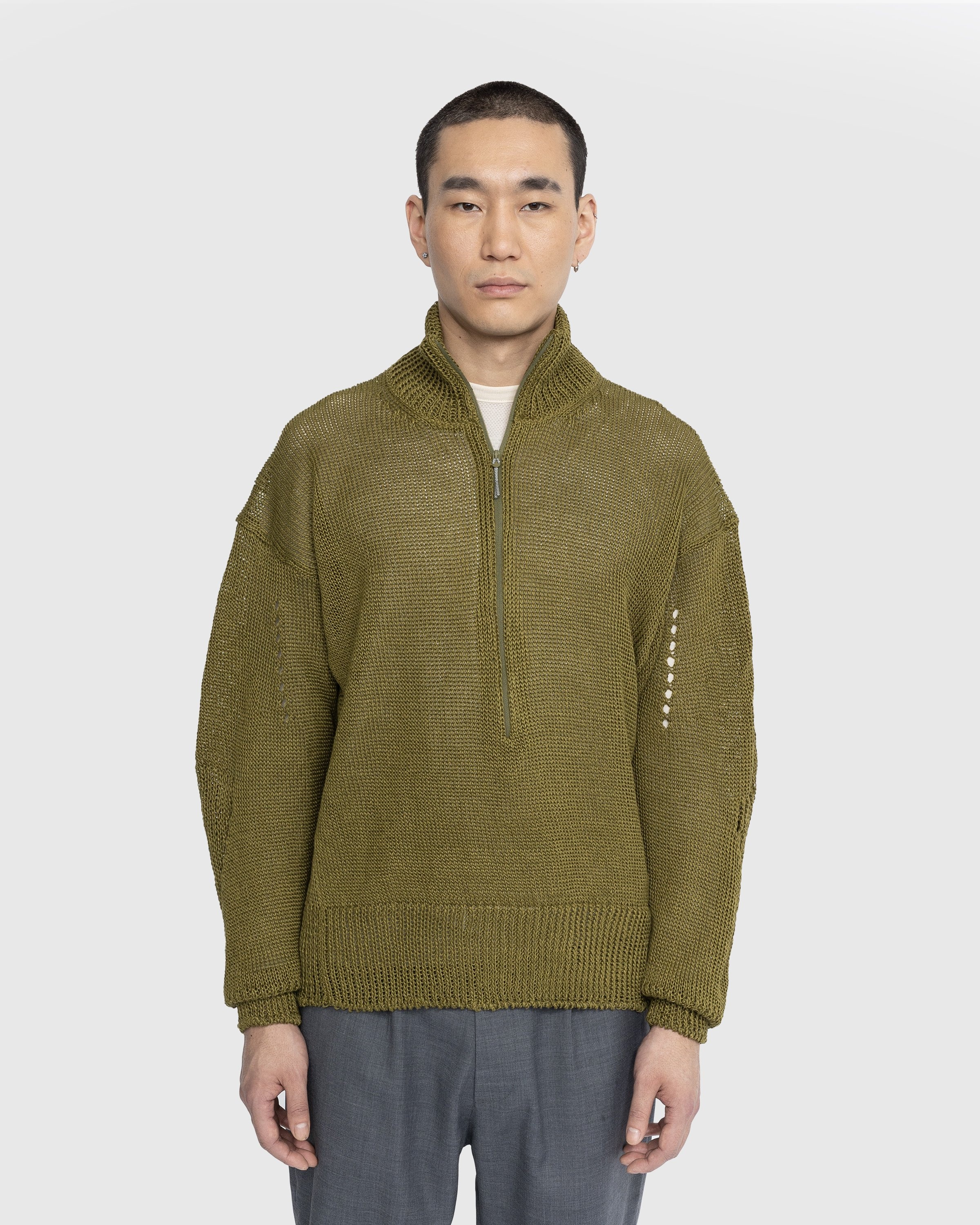 Turtleneck half store zip