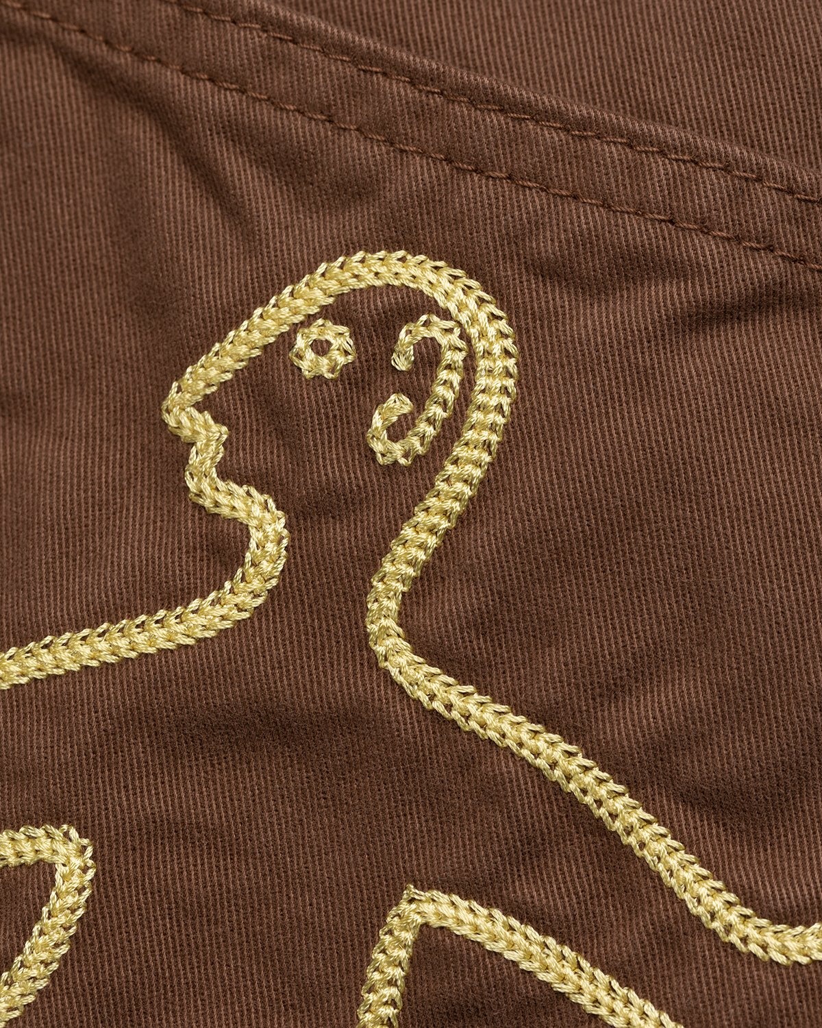 Carne Bollente – The Back Bump Trouser Brown - Pants - Brown - Image 9