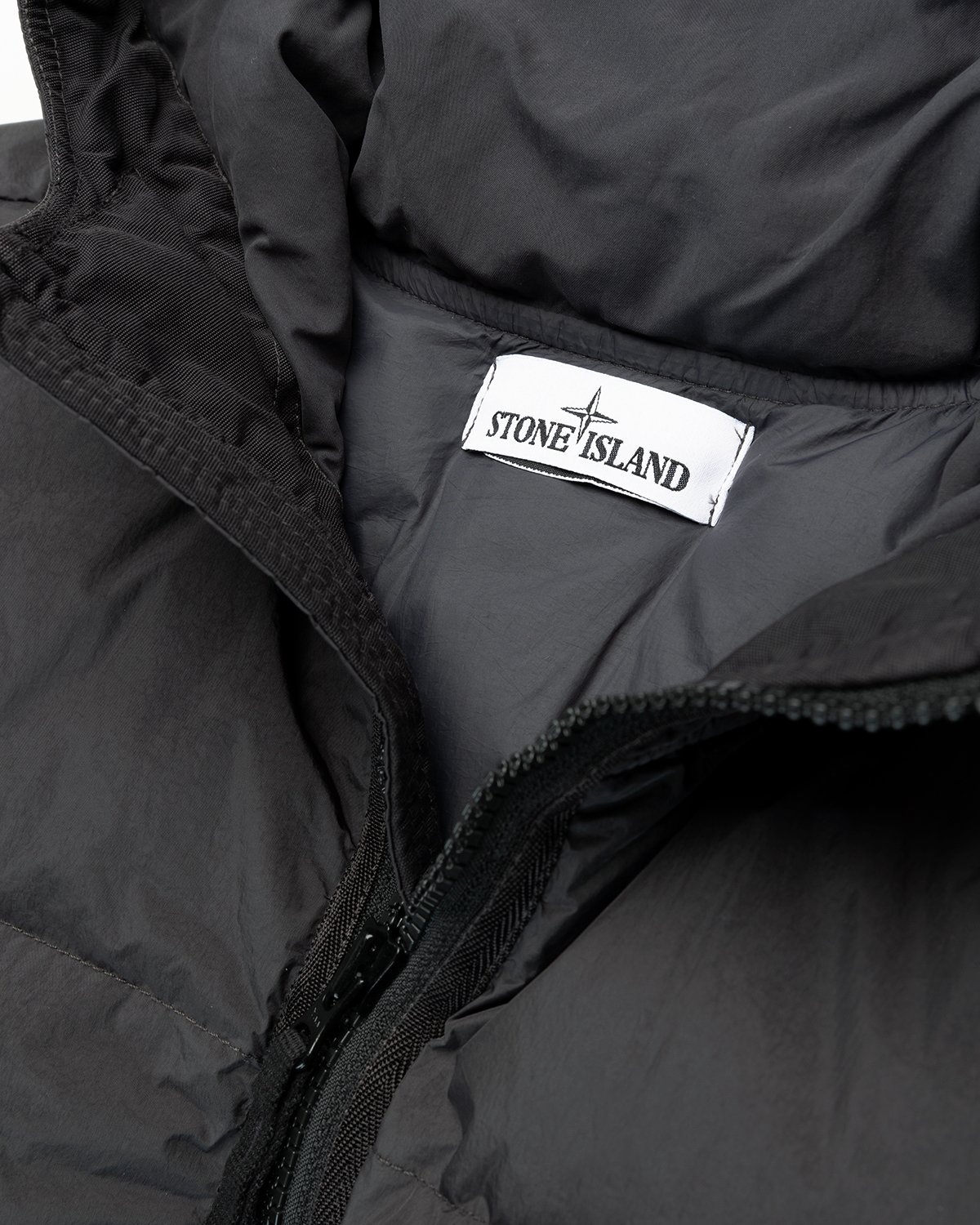 Stone Island – Real Down Jacket Charcoal - Outerwear - Black - Image 5