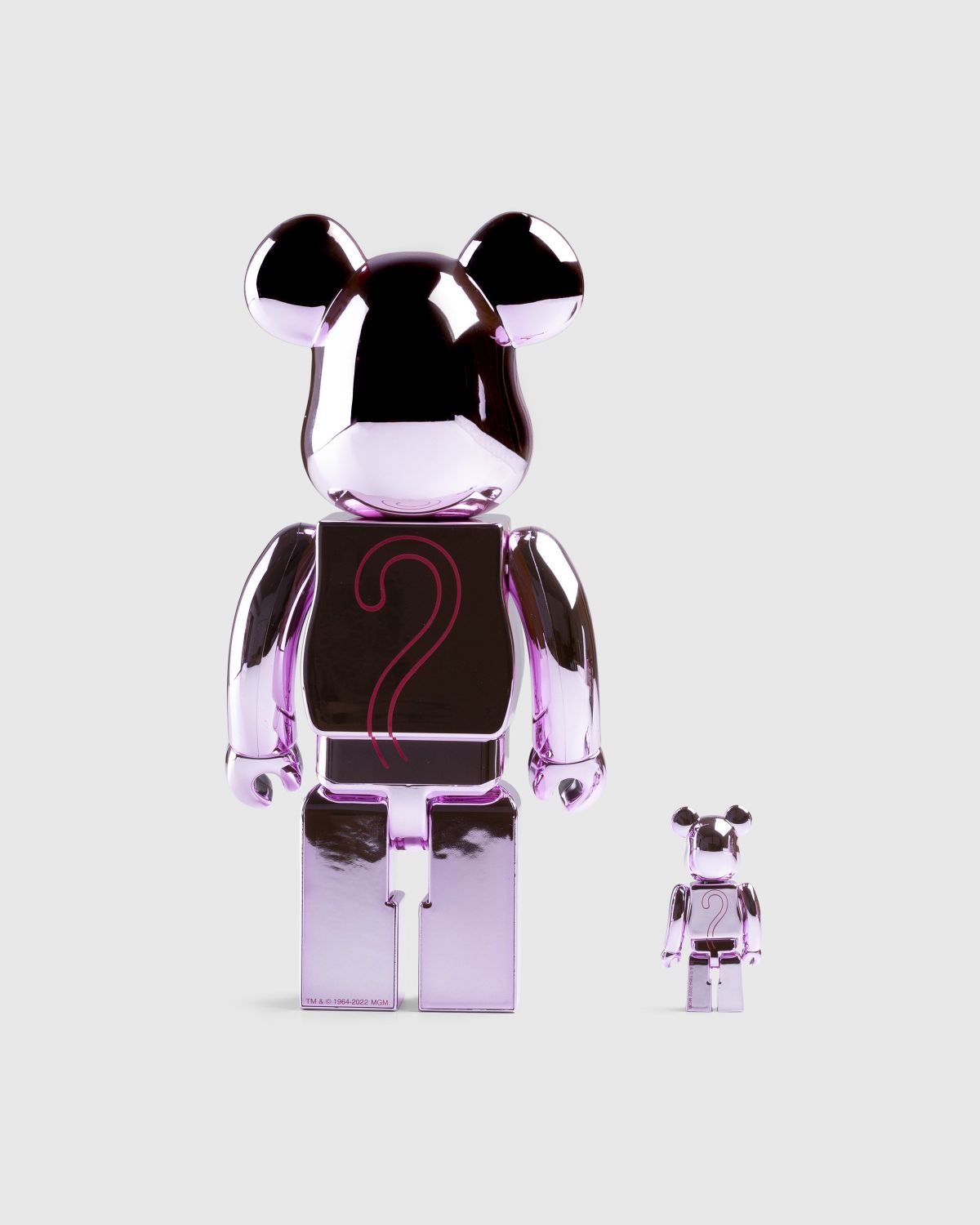 Medicom – Be@rbrick Pink Panther 100% & 400% Set Chrome Version - Toys - Pink - Image 2